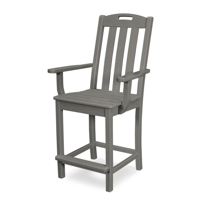 Trex Outdoor Furniture Yacht Club Counter Arm Chair