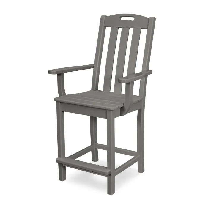Trex Outdoor Furniture Yacht Club Counter Arm Chair