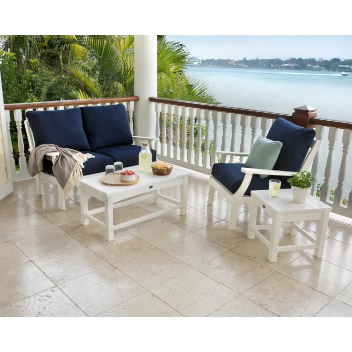 Trex Outdoor Furniture Yacht Club 4-Piece Deep Seating Set