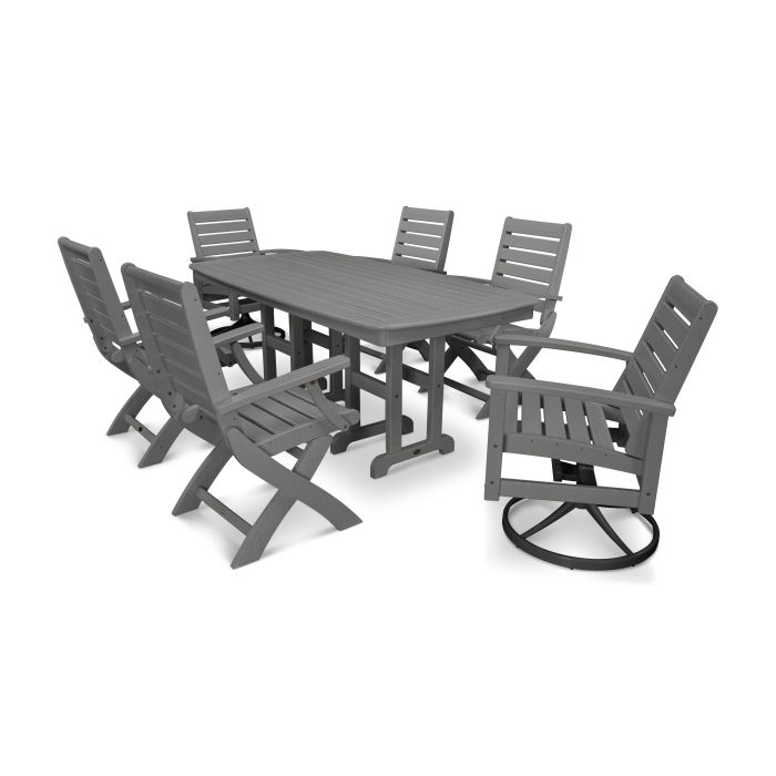 Signature 7-Piece Swivel Dining Set