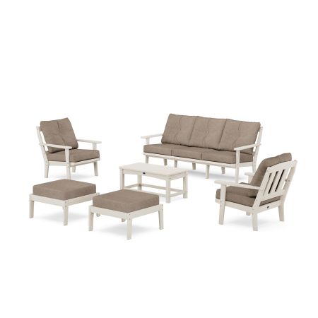 Trex Outdoor Furniture Cape Cod 6-Piece Lounge Sofa Set