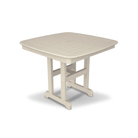 Trex Outdoor Furniture Yacht Club 37" Dining Table in Sand Castle