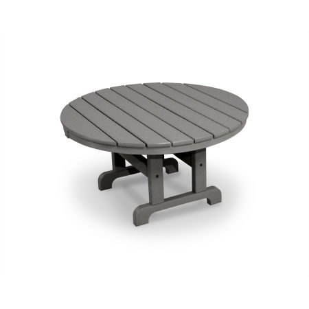 Trex Outdoor Furniture Cape Cod Round 36" Conversation Table in Stepping Stone