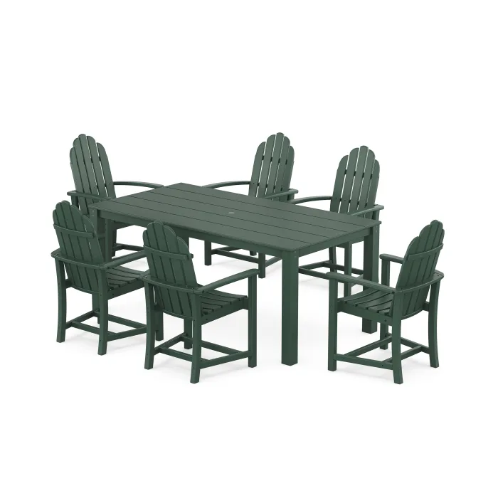 POLYWOOD Cape Cod Adirondack 7-Piece Parsons Dining Set