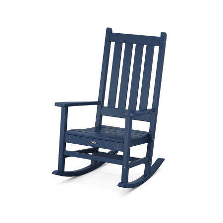 POLYWOOD Cape Cod Porch Rocking Chair in Navy
