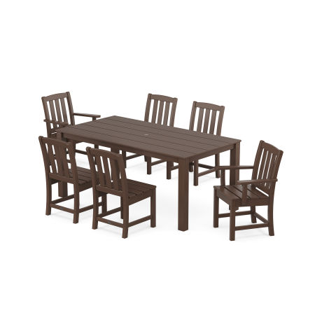 POLYWOOD Cape Cod 7-Piece Parsons Dining Set in Vintage Lantern