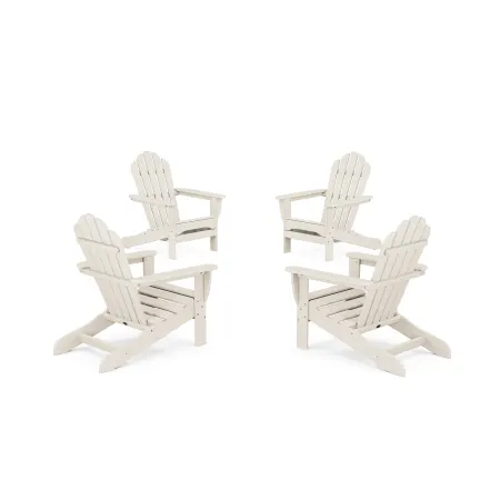 Trex Outdoor Furniture 4-Piece Monterey Bay Adirondack Chair Conversation Set