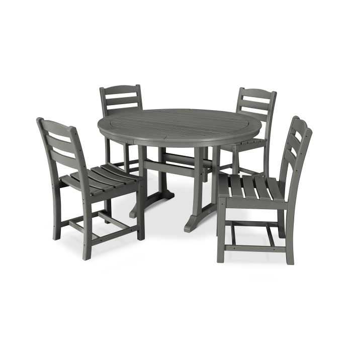 La Casa Café 5 Piece Side Chair Dining Set