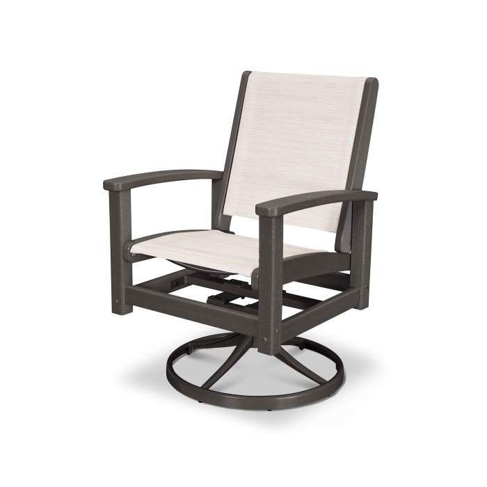 Coastal Swivel Rocker in Vintage Finish