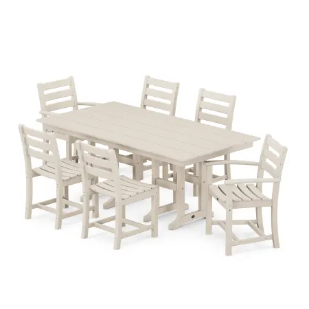 Trex Outdoor Furniture Monterey Bay 7-Piece Farmhouse Dining Set