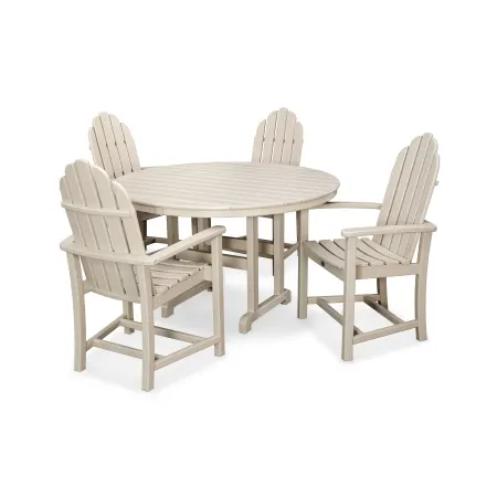 Trex Outdoor Furniture Cape Cod 5-Piece Round Dining Set