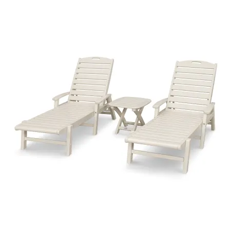 Trex Outdoor Furniture Yacht Club 3-Piece Chaise Set