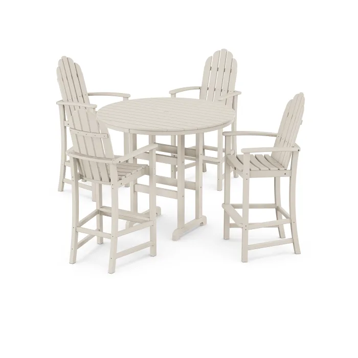 Trex Outdoor Furniture Cape Cod 5-Piece Round Bar Set