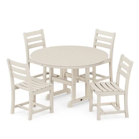 Trex Outdoor Furniture Monterey Bay 5-Piece Round Side Chair Dining Set