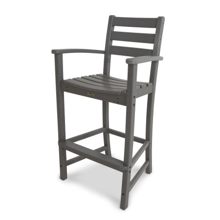 Trex Outdoor Furniture Monterey Bay Bar Arm Chair in Stepping Stone