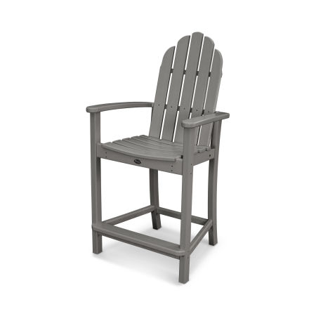 Trex Outdoor Furniture Cape Cod Adirondack Counter Chair in Stepping Stone