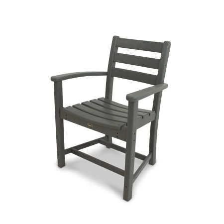 Trex Outdoor Furniture Monterey Bay Dining Arm Chair in Stepping Stone