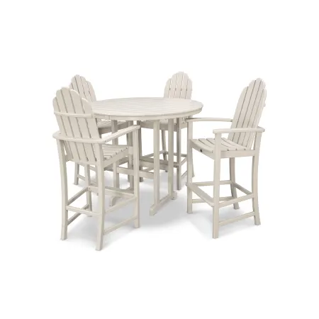 Trex Outdoor Furniture Cape Cod 5-Piece Round Bar Set