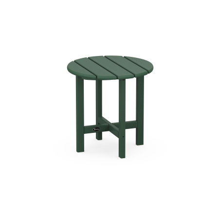 Trex Outdoor Furniture Cape Cod Round 18" Side Table in Rainforest Canopy