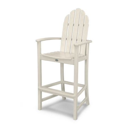 Trex Outdoor Furniture Cape Cod Adirondack Bar Chair in Sand Castle