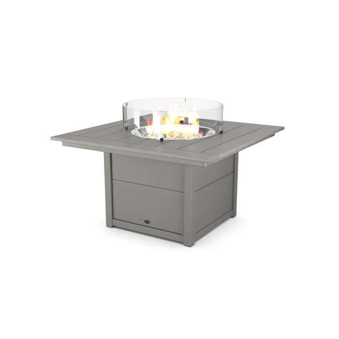 POLYWOOD Trex Square 42” Fire Pit Table
