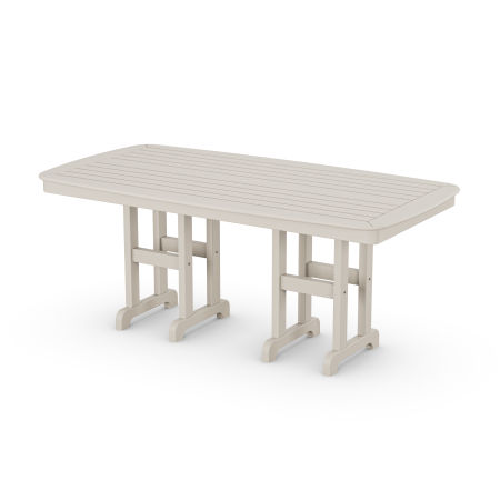 Trex Outdoor Furniture Yacht Club 37" x 72" Dining Table in Sand Castle
