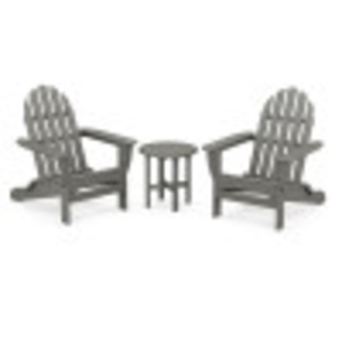 Classic Folding Adirondack 3-Piece Set