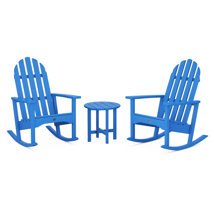 Trex Outdoor Furniture Cape Cod 3-Piece Adirondack Rocker Set