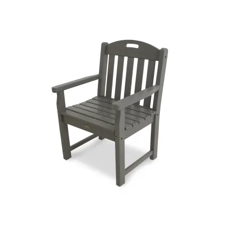 Trex Outdoor Furniture Yacht Club Garden Arm Chair in Stepping Stone