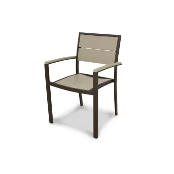 Trex Outdoor Furniture Surf City Dining Arm Chair