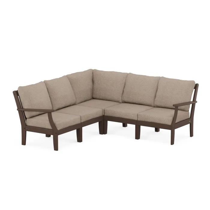 POLYWOOD Yacht Club Modular 5-Piece Deep Seating Set