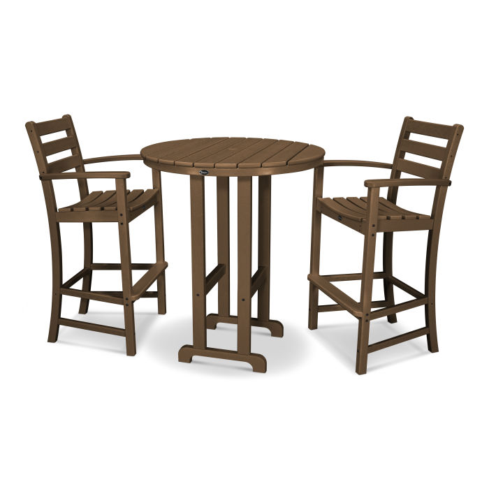 Trex Outdoor Furniture Monterey Bay 3-Piece Round Bar Set