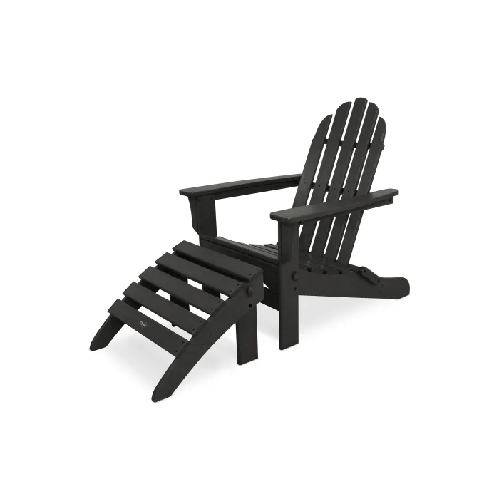 Trex Outdoor Furniture Cape Cod 2-Piece Folding Adirondack Seating Set