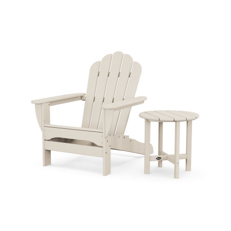 Trex Outdoor Furniture Monterey Bay Oversized Adirondack Chair with Side Table