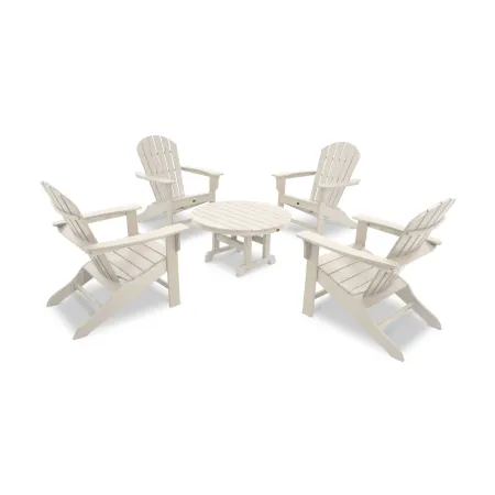 Trex Outdoor Furniture Yacht Club Shellback 5-Piece Adirondack Conversation Group