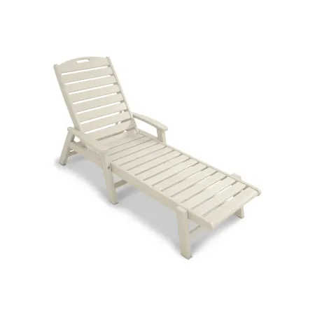 Trex Outdoor Furniture Yacht Club Chaise with Arms - Stackable