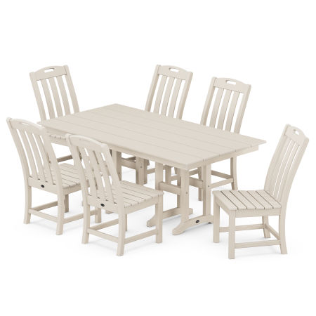 Trex Outdoor Furniture Yacht Club 7-Piece Farmhouse Side Chair Dining Set