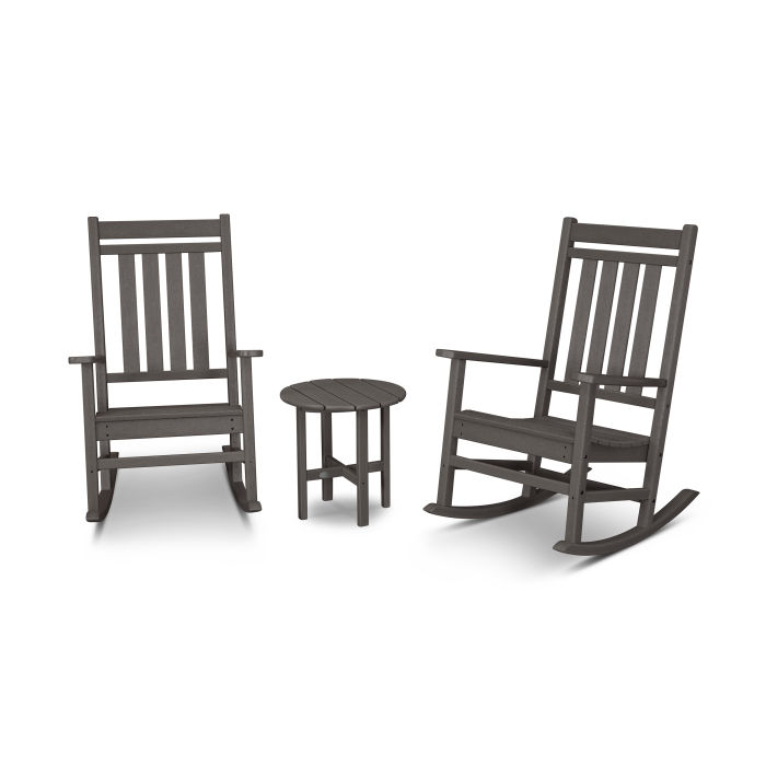 Estate 3-Piece Rocking Chair Set in Vintage Finish