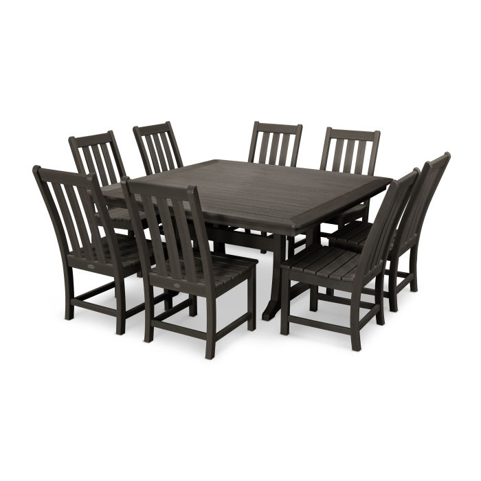 Vineyard 9-Piece Dining Set in Vintage Finish