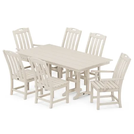 Trex Outdoor Furniture Yacht Club 7-Piece Farmhouse Dining Set