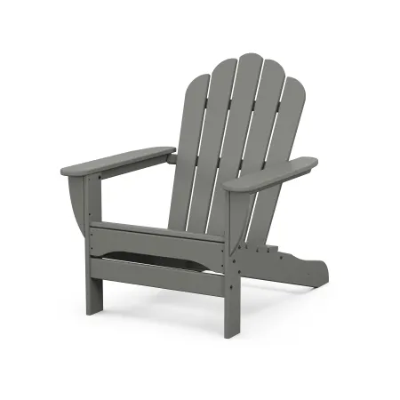 POLYWOOD Monterey Bay Oversized Adirondack Chair in Stepping Stone