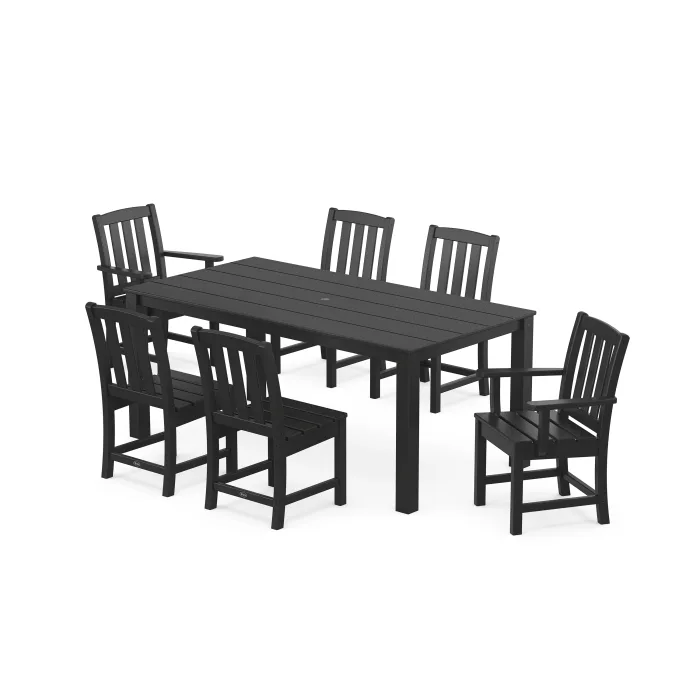 POLYWOOD Cape Cod 7-Piece Parsons Dining Set