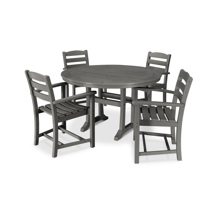 La Casa Café 5 Piece Arm Chair Dining Set