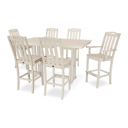 7 Piece Outdoor Dining Sets Trex, Tkc Fairmont 7 Piece Counter Height Outdoor Dining Table And Chairs