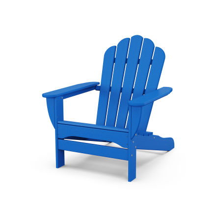 POLYWOOD Monterey Bay Oversized Adirondack Chair in Pacific Blue