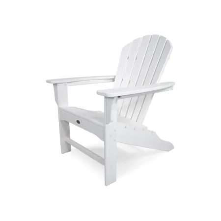 Trex Outdoor Furniture Yacht Club Shellback Adirondack Chair in Classic White