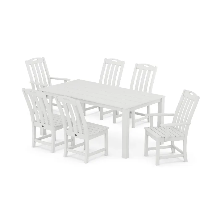 POLYWOOD Yacht Club 7-Piece Parsons Dining Set