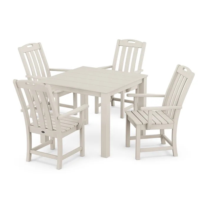 POLYWOOD Yacht Club 5-Piece Parsons Dining Set