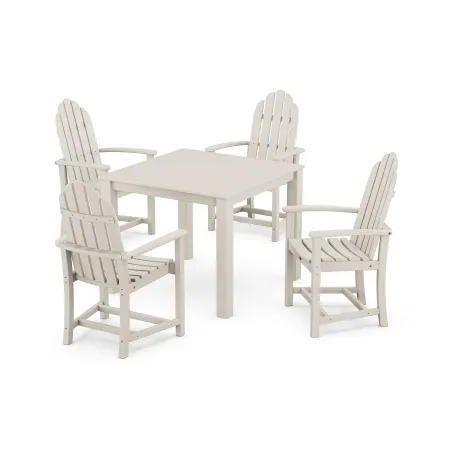 Trex Outdoor Furniture Cape Cod Adirondack 5-Piece Parsons Dining Set