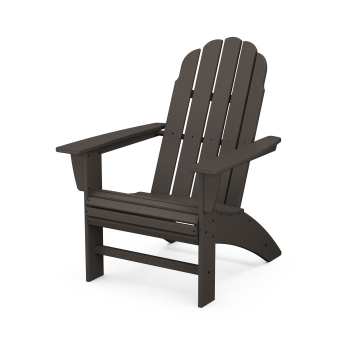 Vineyard Curveback Adirondack Chair in Vintage Finish